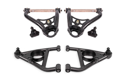 BMR AAK311H black upper and lower control arm kit for 1967-1974 GM F-body and X-body Camaro Nova Firebird