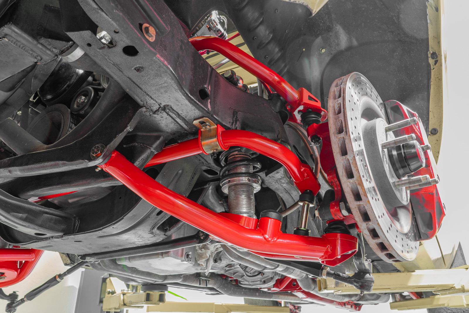 BMR AAK311H black upper and lower control arm kit for 1967-1974 GM F-body and X-body Camaro Nova Firebird