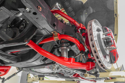 BMR AAK311H black upper and lower control arm kit for 1967-1974 GM F-body and X-body Camaro Nova Firebird