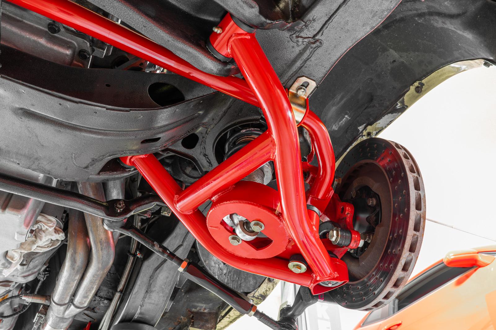 BMR AAK311H black upper and lower control arm kit for 1967-1974 GM F-body and X-body Camaro Nova Firebird