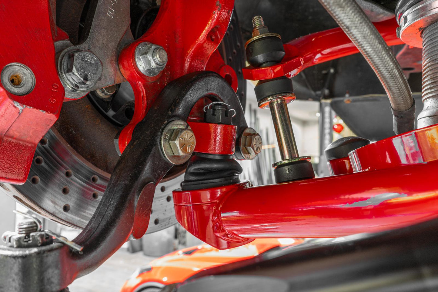BMR AAK311H black upper and lower control arm kit for 1967-1974 GM F-body and X-body Camaro Nova Firebird