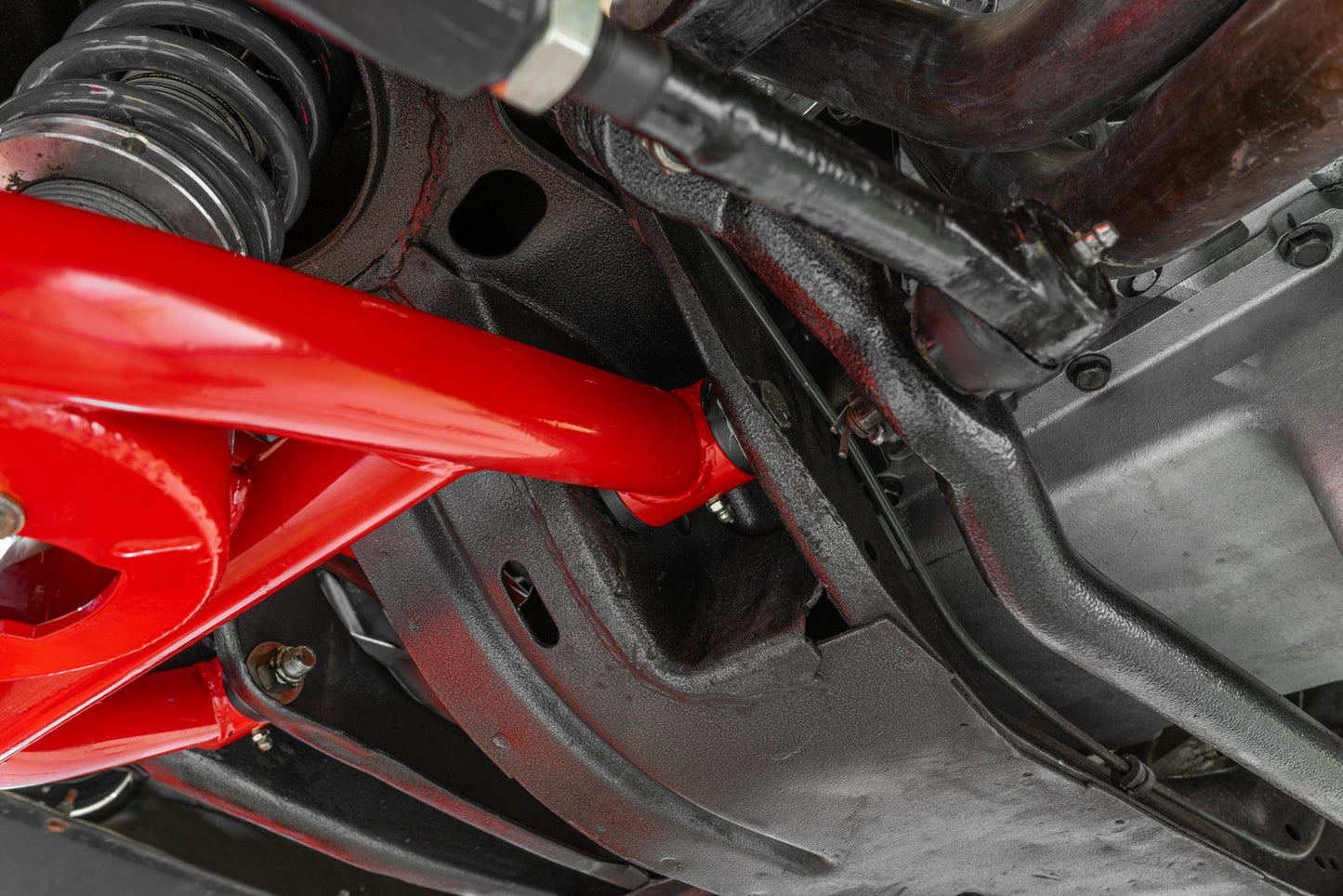 BMR AAK311H black upper and lower control arm kit for 1967-1974 GM F-body and X-body Camaro Nova Firebird