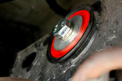 BMR BK051 differential bushing lockout kit red polyurethane for 2015-2026 Mustang S550 S650