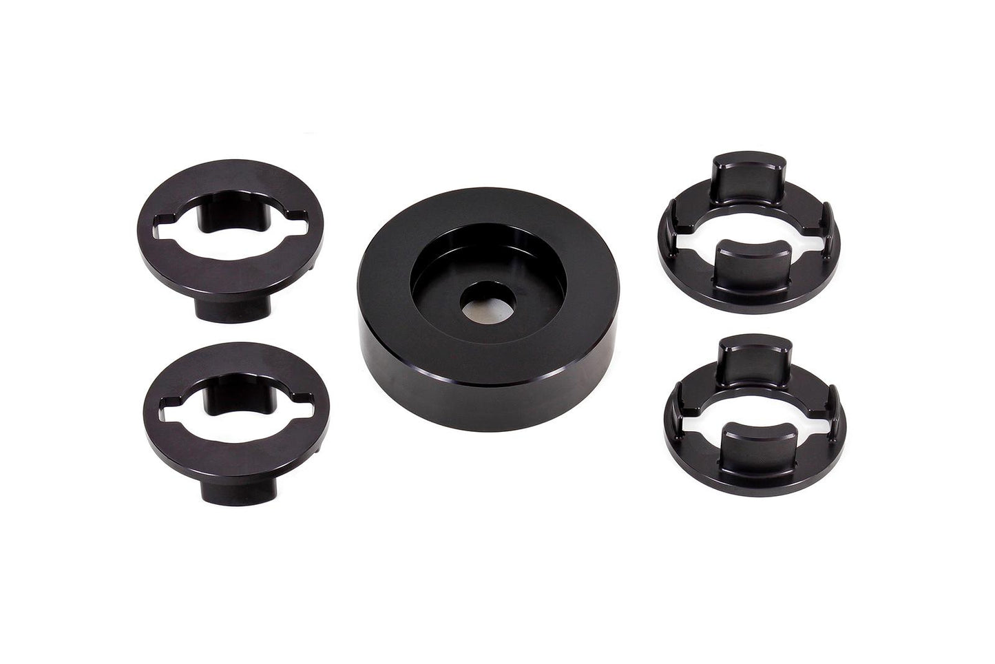BMR BK060 billet aluminum differential bushing lockout kit black for Camaro and CTS-