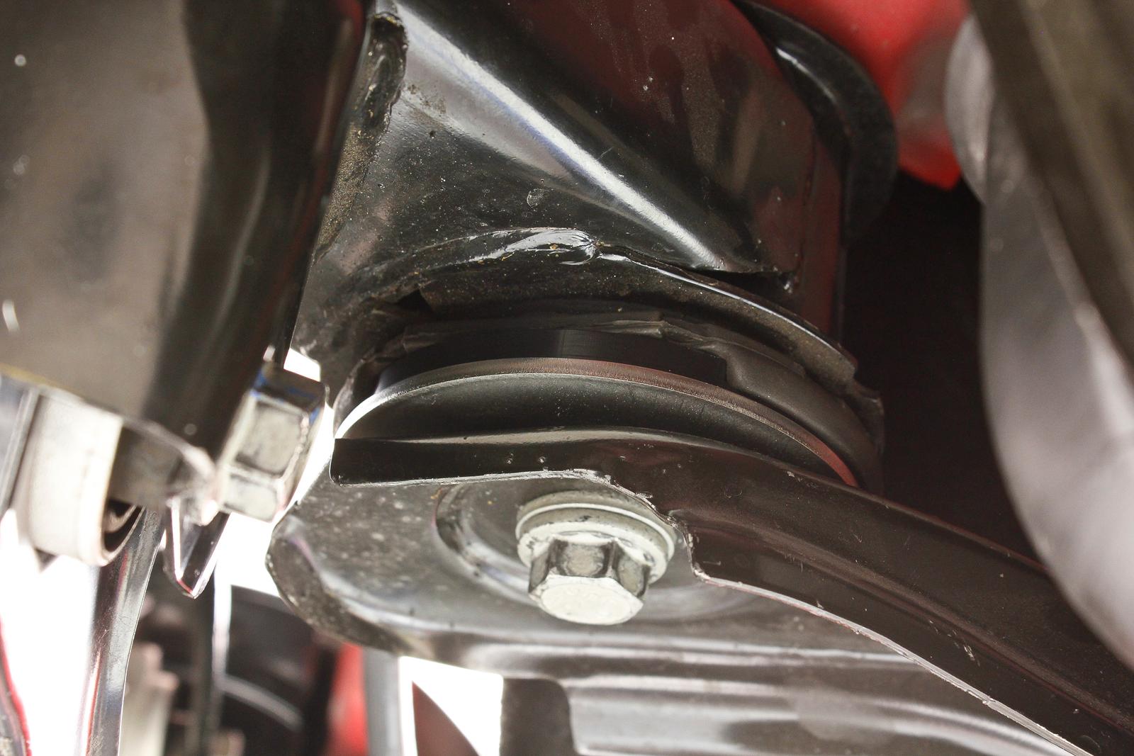 BMR BK063 rear cradle bushing lockout kit Delrin and billet aluminum for 2016-2024 Camaro