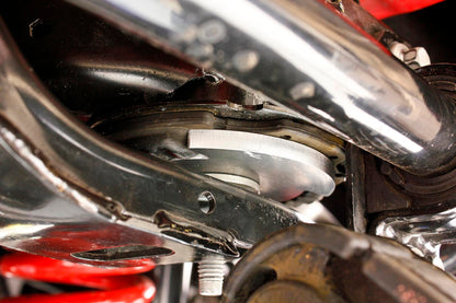 BMR BK063 rear cradle bushing lockout kit Delrin and billet aluminum for 2016-2024 Camaro