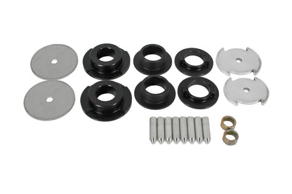 BMR BK063 rear cradle bushing lockout kit Delrin and billet aluminum for 2016-2024 Camaro