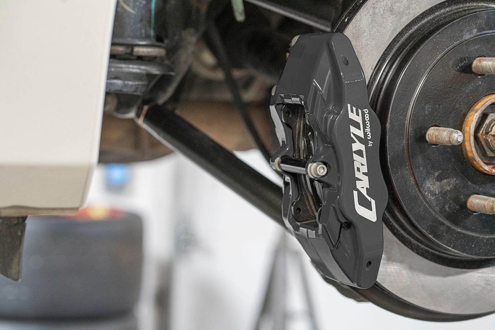 BMR DBK350 15 inch conversion brake kit with solid rotors and black calipers Camaro CTS-V G8 SS