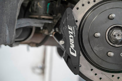 BMR DBK352 15 inch conversion brake kit with drilled slotted rotors and black calipers Camaro CTS-V G8 SS