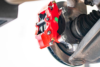 BMR DBK551 15 inch conversion brake kit with solid rotors and red calipers Corvette C5 C6