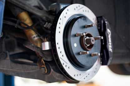 BMR DBK552 15 inch conversion brake kit with drilled slotted rotors and Wilwood calipers Corvette C5 C6