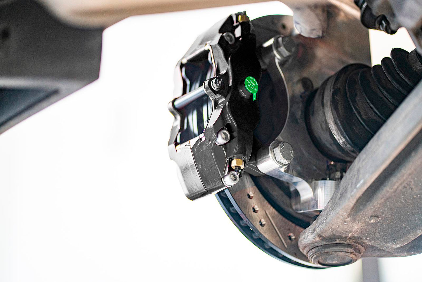 BMR DBK552 15 inch conversion brake kit with drilled slotted rotors and Wilwood calipers Corvette C5 C6