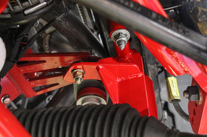 BMR KM760R red street K-member for 2015-2026 Ford Mustang S550 and S650