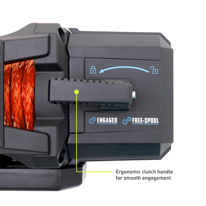 12K Electric Winch with Synthetic Rope