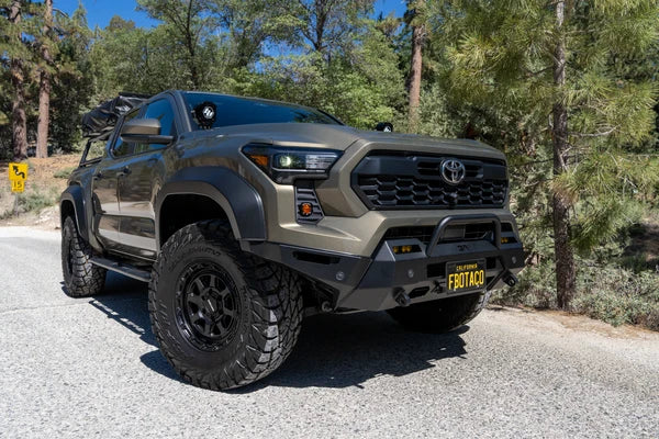 Body Armor 4x4 TC-19342W high clearance side wings for 2024-2026 Toyota Tacoma with textured black finish