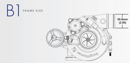 BorgWarner EFR 7163-F Turbocharger T25 Single-Scroll 0.85 A/R Wastegated