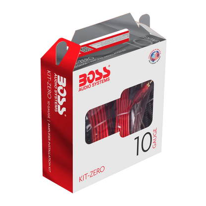 BOSS Audio Systems KIT-ZERO 10-gauge amplifier installation kit
