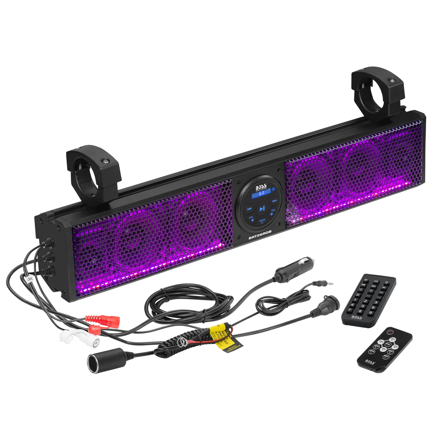 BOSS Audio Systems BRT26RGB 26 inch ATV UTV sound bar with RGB illumination