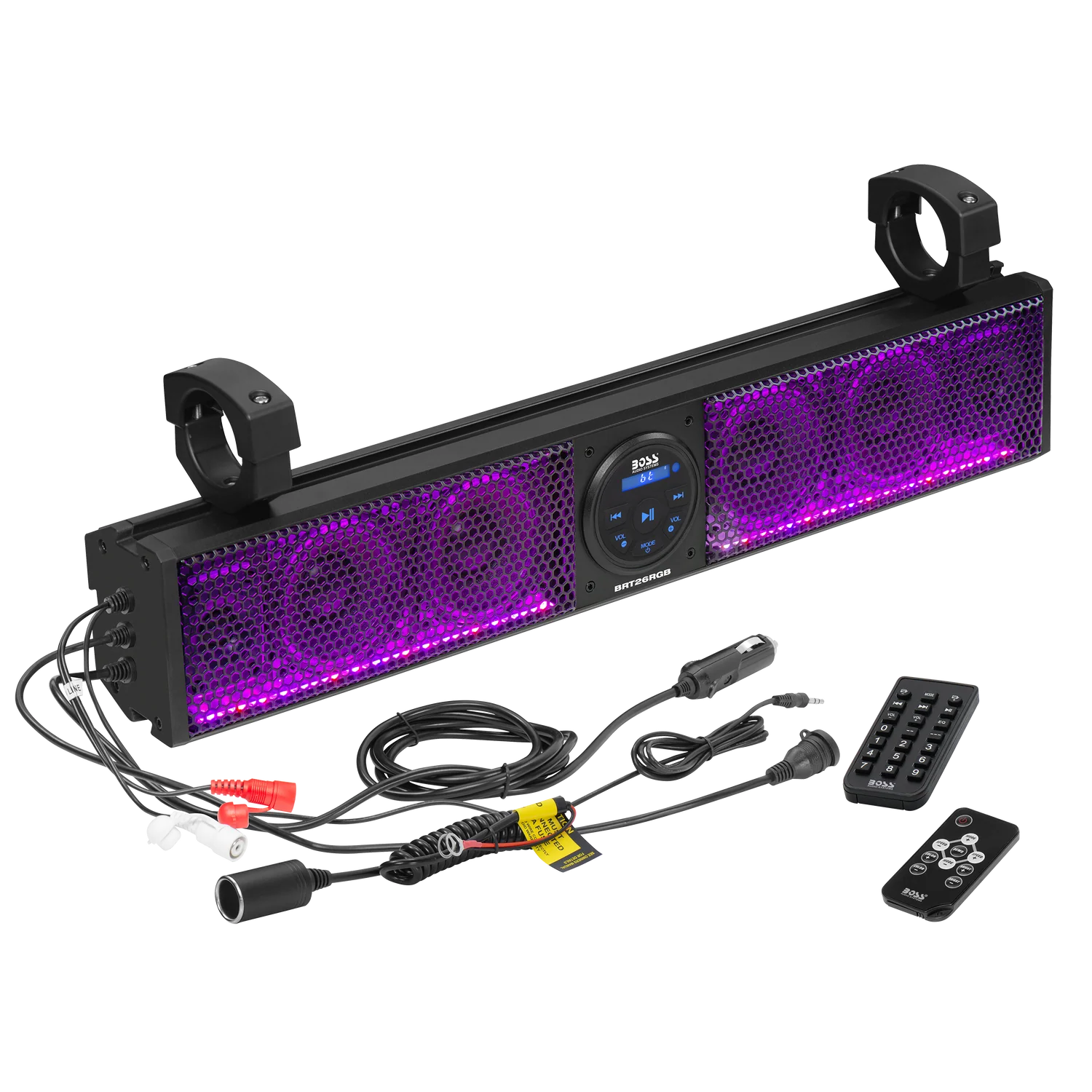 BOSS Audio Systems BRT26RGB 26 inch ATV UTV sound bar with RGB illumination