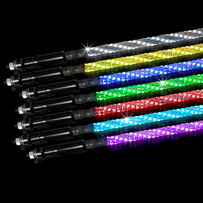 BOSS Audio Systems WP6 72 inch multicolor IP67 ATV whip antenna
