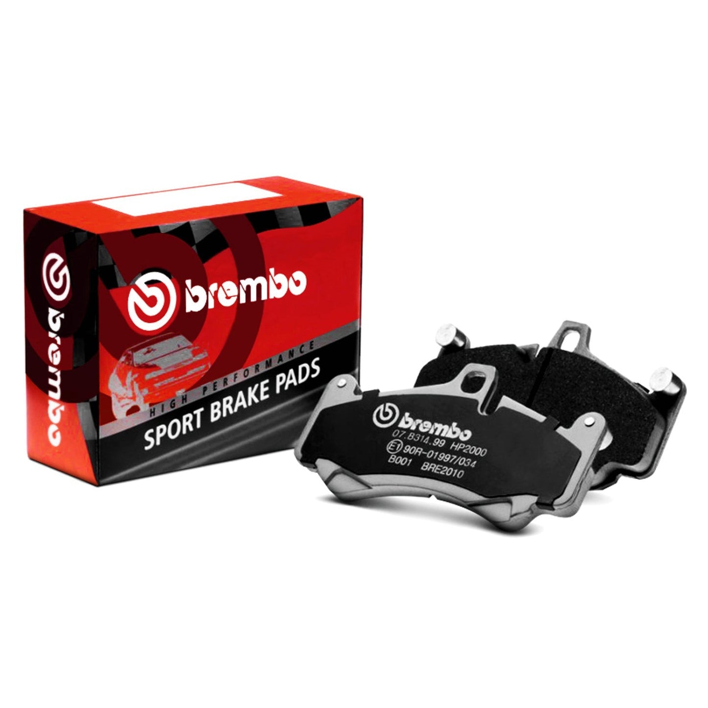 Brembo 05-14 Mini Cooper S HP2 Pads -Front 07.B314.47