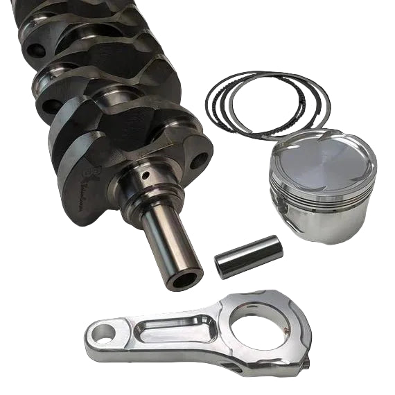 Brian Crower BC0255LW Nissan TB48 5.2L lightweight stroker kit with 110mm crank, ProHD I-beam rods, and custom pistons