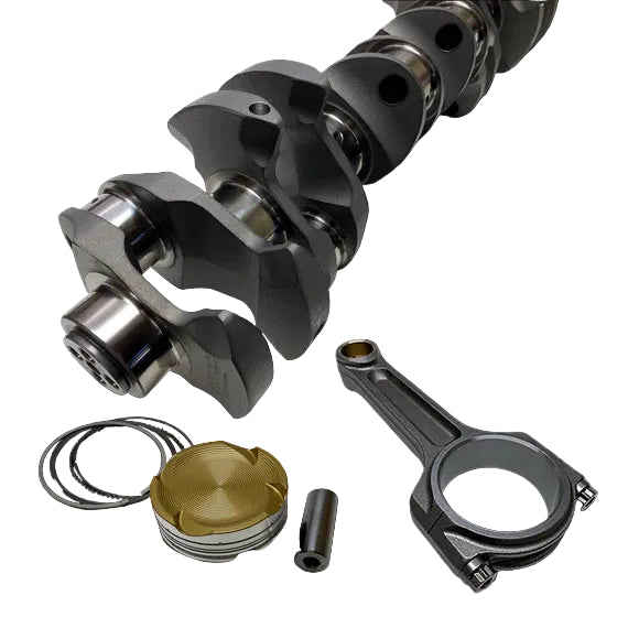 Brian Crower BC0329LW Toyota B58B30 3.2L stroker kit with 100mm billet lightweight crank, MOAR rods, and custom pistons