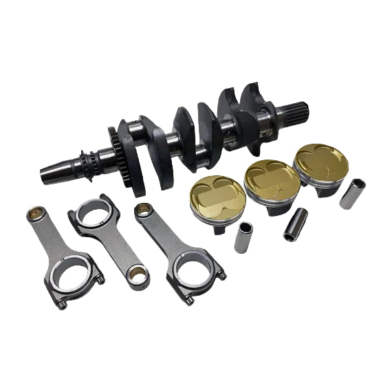Brian Crower BC0958 Yamaha YXZ and Sidewinder stroker kit with 71mm billet crank, ProH625+ rods, and custom pistons