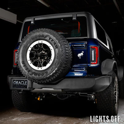 ORACLE LIGHTING FLUSH STYLE (LENSLESS) LED TAIL LIGHTS FOR 2021-2023 FORD BRONCO Tinted 5892-504-T