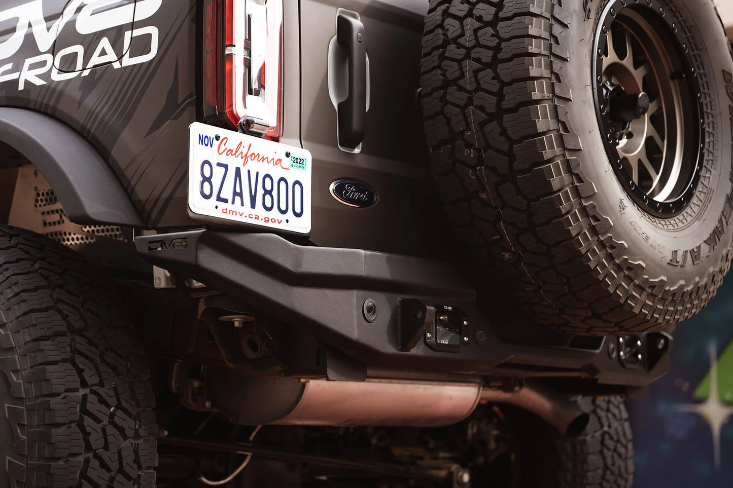 DV8 Offroad 21-24 Ford Bronco FS-15 Series Rear Bumper  RBBR-02