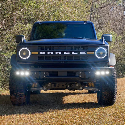 ORACLE LIGHTING 2021-2023 FORD BRONCO TRIPLE LED FOG LIGHT KIT FOR STEEL BUMPER 5890-001 - White ORACLE Lighting