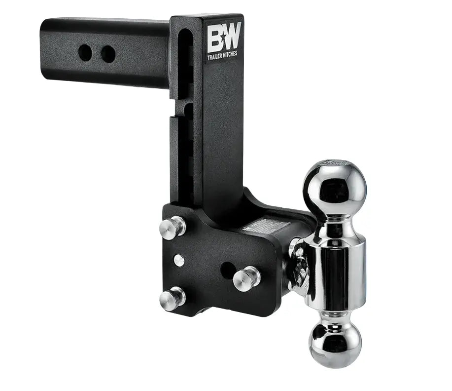 B&W TS20040B Tow and Stow adjustable dual ball mount with 2.5 inch shank