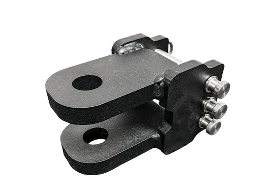 B&W TS35105B two-tang clevis for 2 inch shank Tow and Stow ball mounts