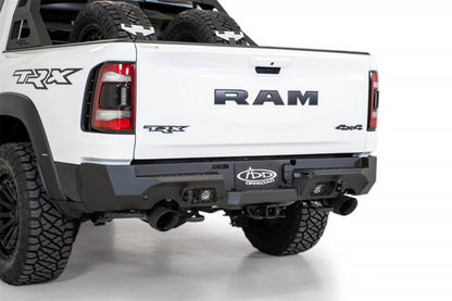 Addictive Desert Designs 2021 Dodge RAM 1500 TRX Stealth Fighter Rear Bumper - Hammer Black Addictive Desert Designs