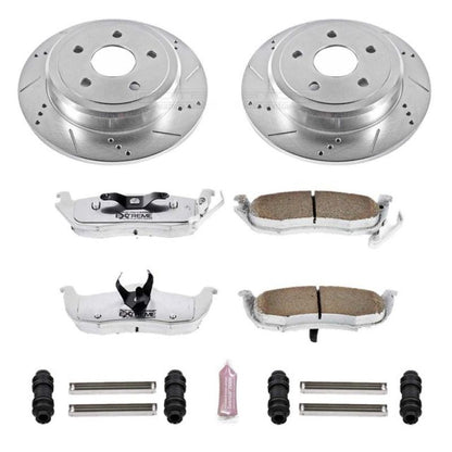 Power Stop 06-10 Jeep Commander Rear Z26 Street Warrior Brake Kit PowerStop
