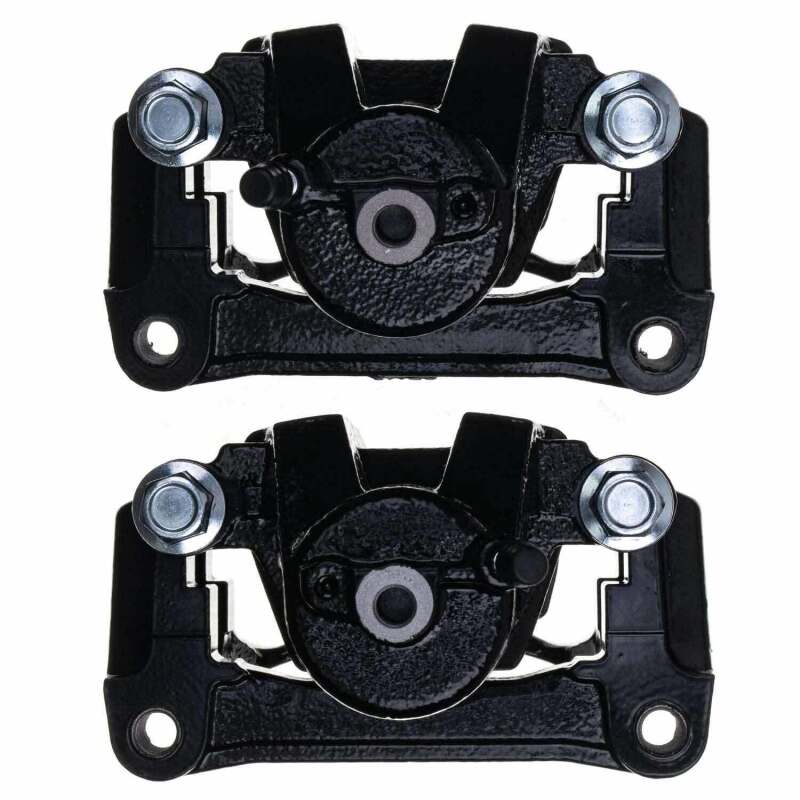 Power Stop 08-15 Toyota Sequoia Rear Black Caliper - Pair w/Bracket PowerStop