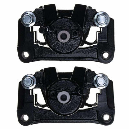 Power Stop 08-15 Toyota Sequoia Rear Black Caliper - Pair w/Bracket PowerStop