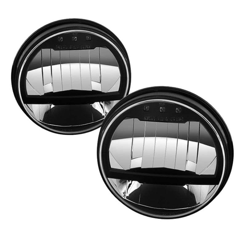 Spyder Jeep Wrangler 07-15 Crystal Headlights Black Clear SPYDER