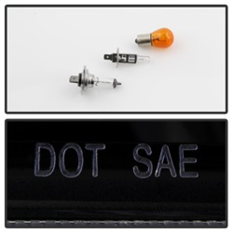 Spyder BMW E90 3-Series 06-08 4DR Headlights - Halogen Model Only - Black PRO-YD-BMWE9005V2-AM-BK SPYDER