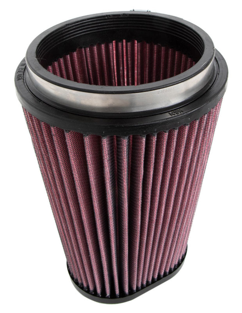K&N Universal Round Clamp-On Air Filter 4-1/2in FLG, 5-7/8in B, 3-1/4in X 4-1/2in T, 8in H K&N Engineering