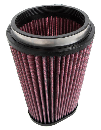 K&N Universal Round Clamp-On Air Filter 4-1/2in FLG, 5-7/8in B, 3-1/4in X 4-1/2in T, 8in H K&N Engineering