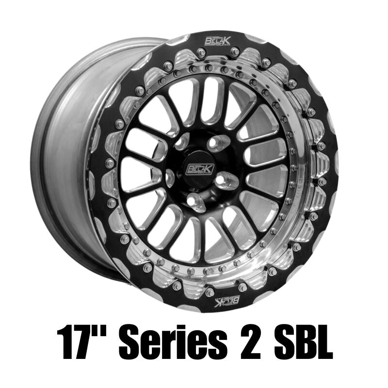 Belak 17x4 / 2in BS / 5x4.75 BP / Series 2 Wheel - Full Polished 17045475S22BS-1PC-POLISHED