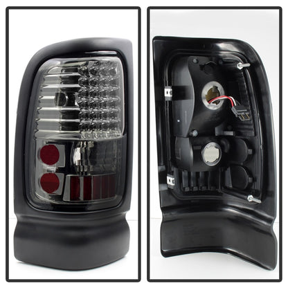 Xtune Dodge Ram 1500 94-01 / Ram 2500/3500 94-02 LED Tail Lights Smoke ALT-ON-DRAM94-LED-SM SPYDER