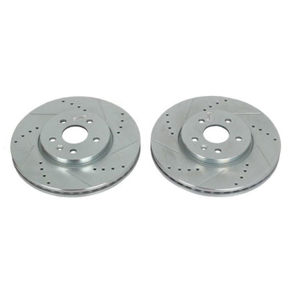 Power Stop 13-19 Buick Encore Front Evolution Drilled & Slotted Rotors - Pair PowerStop