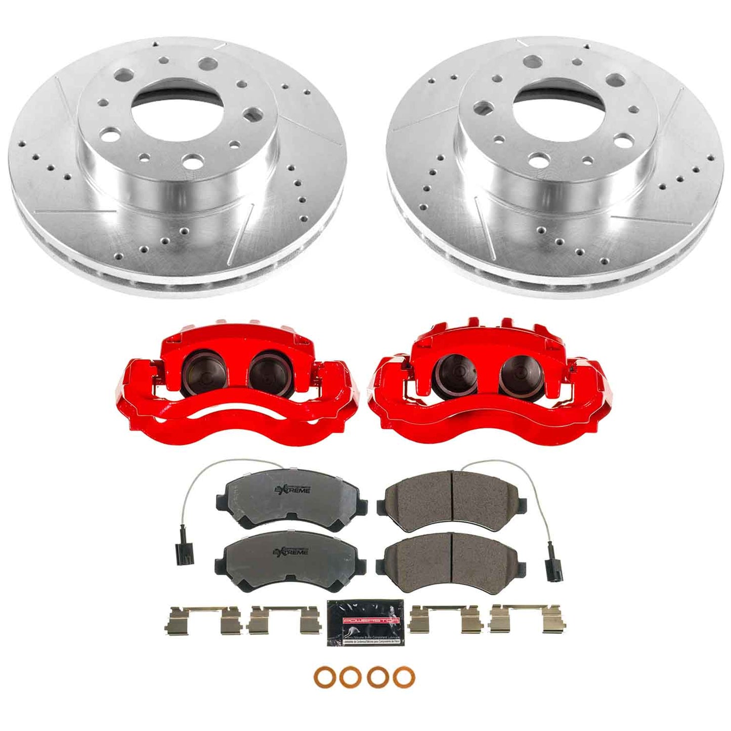 Power Stop 14-24 Ram ProMaster 3500 Front Z36 Truck&Tow Kit w/Calipers