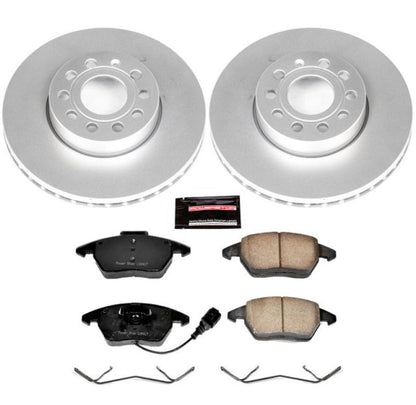 Power Stop 10-12 Audi A3 Front Z23 Evolution Sport Coated Brake Kit PowerStop