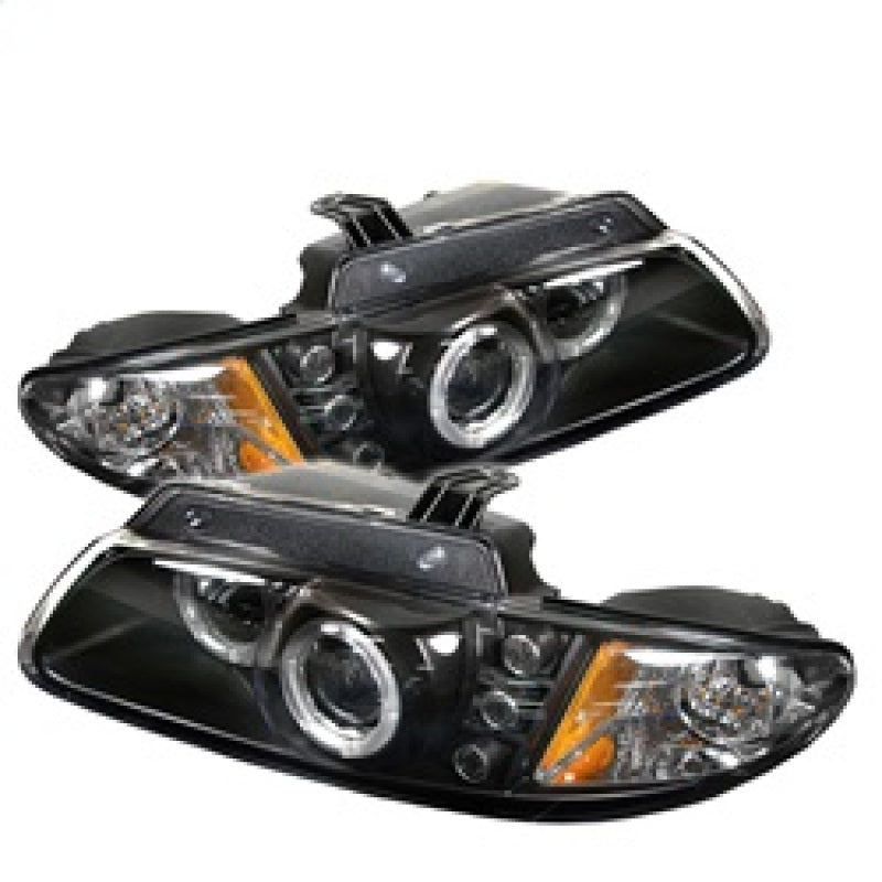 Spyder Dodge Caravan/Grand Caravan 96-00 Projector Headlights LED Halo LEDs- Blk PRO-YD-DC96-BK SPYDER