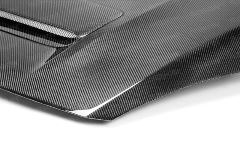 Seibon OE-style carbon fiber hood for 2010-2013 Mazda speed 3 - HD1012MZ3-OE