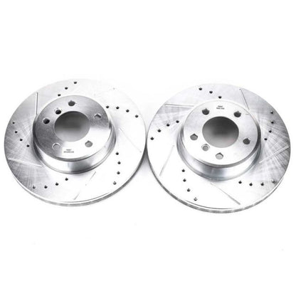 Power Stop 04-06 BMW 525i Front Evolution Drilled & Slotted Rotors - Pair PowerStop