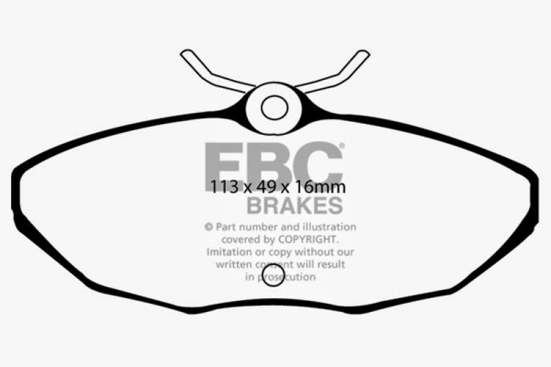 EBC RedStuff Rear Brake Pads - DP31221/2C EBC